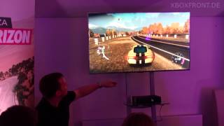 FORZA HORIZON EXCL DEVELOPER PRESENTATION PART II WITH GAMEPLAY XBOX 360 wwwxboxfrontde [upl. by Maurilla]