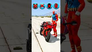 GTA 5 BEN 10 VS SPIDERMAN MATCH WHO IS SMARTER 🥹🥺 shorts gta5 [upl. by Adnak]