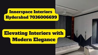 Innerspace Interiors Hyderabad  Elevating Interiors with Modern Elegance apartmentinteriors home [upl. by Yelnahs]