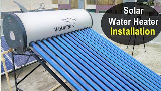 Solar Water Heater Installation  200 Liters [upl. by Salazar871]