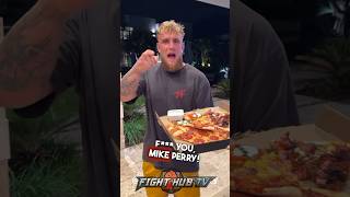 Jake Paul TAUNTS Mike Perry making weight with pizza [upl. by Birecree850]