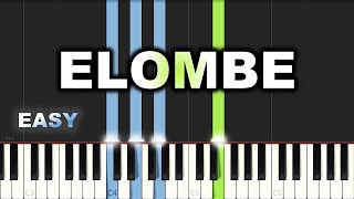 Dena Mwana  Elombe  EASY PIANO TUTORIAL BY Extreme Midi [upl. by Sutsuj21]