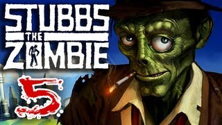 Stubbs the Zombie Part 5 in Rebel Without a Pulse Xbox 360 Gameplay [upl. by Inattirb]