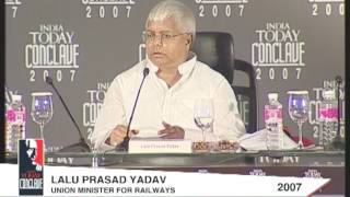 India Today Conclave QampA With Lalu Prasad Yadav [upl. by Gregrory]