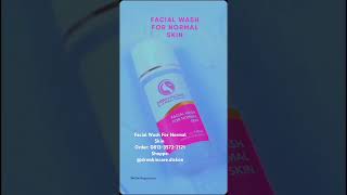 FACIAL WASH FOR NORMAL SKIN DRW SKINCARE [upl. by Granniah]