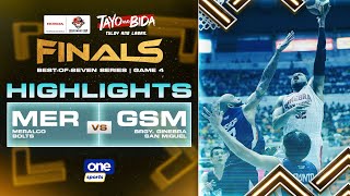 Meralco vs Brgy Ginebra Finals Game 4 highlights  PBA Governors Cup 2021 [upl. by Attenol]