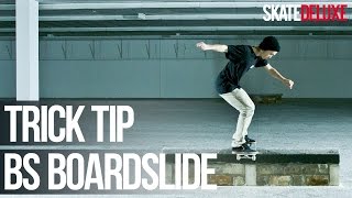 BS Boardslide  Skateboard Trick Tip  NederlandsDutch  skatedeluxe [upl. by Caty]