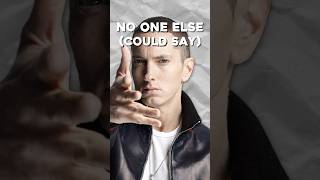 Lyrics ONLY Eminem Could Say [upl. by Aleyak]