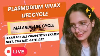 Plasmodium vivax Life Cycle Malarial Parasite by Sonia Nain Vira Education All Competitive exams [upl. by Asaret848]