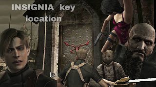 RESIDENT Evil 4  WHERE TO FIND THE INSIGNIA KEY [upl. by Gemini]