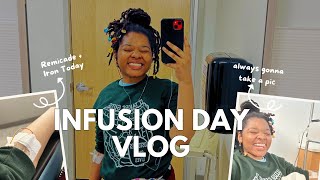 remicade  iron infusion vlog  crohns disease treatment [upl. by Enileuqaj467]