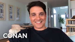 Ralph Macchio Full Interview  CONAN on TBS [upl. by Nnaylrebmik]