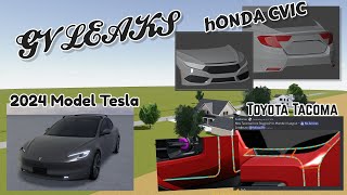 Discord and Instagram GV Leaks 2024 Tesla Model 3 Fictional Honda Civic Toyota Tacoma [upl. by Sayers]