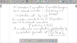 Video sur equation differentielle 2 [upl. by Drus]