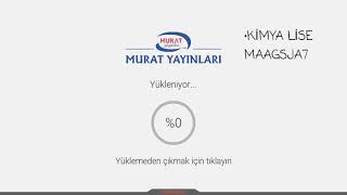 Murat Yayınları Mobil Anahtar KodŞifre Abone Olup Şifreyi AlınızKİMYA [upl. by Ynagoham]