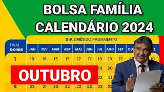 CALENDÁRIO DO BOLSA FAMÍLIA MÊS DE OUTUBRO ANTECIPADO [upl. by Frida]