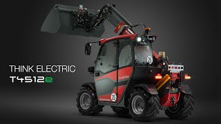 Weidemann Teleskoplader T4512e – THINK ELECTRIC [upl. by Ellecrad292]