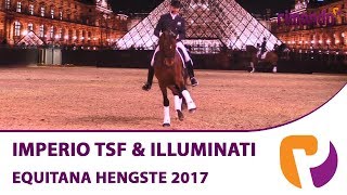 Imperio amp Illuminati mit Hubertus Schmidt und Fabienne Lütkemeier auf  Equitana 2017 [upl. by Llertal]