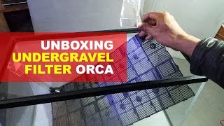 Unboxing of undergravel filter Orca 60 [upl. by Foss]