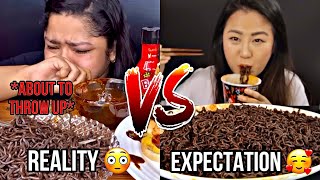 the EXPECTATIONS vs REALITY of nuclear fire noodles [upl. by Ecidnacal421]