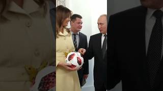 Melania Trump  Vladimir Putin World war III Peace melaniatrump trump vladimir putin worldwar3 [upl. by Nashom298]