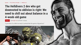 Helldivers 2 Devs Are Absolutely Based [upl. by Anoyk638]