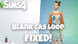 Sims 4 BLANK CAS loop 100 fixed with THIS CAS not loading opening [upl. by Mcguire748]