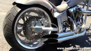 Used 2003 American Ironhorse Texas Chopper with Loud Ass Custom Exhaust [upl. by Rebmac541]