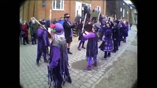 Pretty Grim Border Morris Snape Maltings 1st January 2018 [upl. by Blake776]