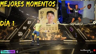 DjMaRiiO MEJORES MOMENTOS EN EL DIA 1 EN EA SPORTS FC 25 [upl. by Atteuqcaj]