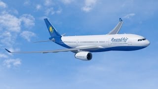 RwandAir AIRBUS 330200 LANDS IN KIGALI [upl. by Refinej642]