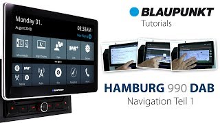 Blaupunkt Tutorial Hamburg 990 DAB Navigation Teil 1 [upl. by Rebme]