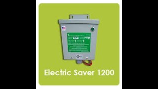 ELECTRIC SAVER 1200 INSTALLATION VIDEO  REVIEW  SAVE MONEY ON ELECTRIC BILL [upl. by Gerick]