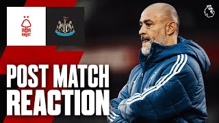 Nuno Espírito Santos Newcastle Reaction 🗣️ [upl. by Ardied951]