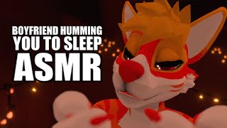 Furry ASMR Boyfriend humming you back to sleep gentle hums and pets 🎶 [upl. by Mariam]