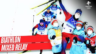 Biathlon  Full Replay  Mixed Relay  Beijing2022 [upl. by Stephens]