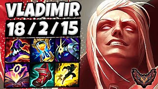 Vladimir vs Akali  MID  Lol Korea Grandmaster Patch 1418 ✅ [upl. by Clements]