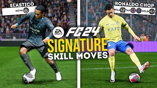 Players Who Have Their Own Skill Move in FC 24 [upl. by Anwahsiek467]