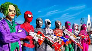 What If 8 SpiderMan Bros In 1 City   SPIDERMANs Story New Season 4  All Action Funny [upl. by Sefton]