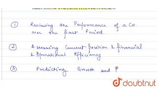 OBJECTIVES OF ANALYSIS OF FINANCIAL STATEMENT [upl. by Airam]