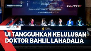 UI Tangguhkan Kelulusan Doktor Bahlil Lahadalia [upl. by Hachman]