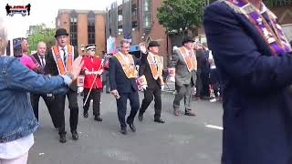 Cranfield Accordion Band  GOLI Northern Ireland CentenNIal Parade 2022 [upl. by Allrud]