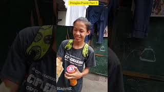 Pringles Prank Part 3 prank pringles challenge shortsvideo [upl. by Enawtna]