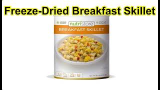 Nutristore FreezeDried Breakfast Skillet  ✔️Whats features highlight [upl. by Ylim]