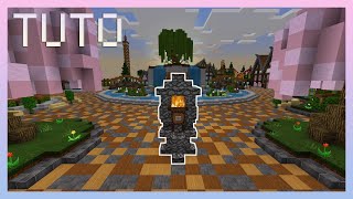 TUTO  COMMENT CONSTRUIRE UN LAMPADAIRE MÉDIÉVAL SUR MINECRAFT [upl. by Jacquenetta]