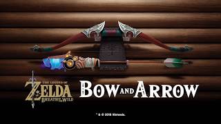 Breath of the Wild Bow and Arrow Replica Set from ThinkGeek [upl. by Narib667]