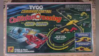 VINTAGE TYCO COMMAND CONTROL NITE GLOW 1980 HO SCALE SLOTLESS NEW IN BOX SET UP AND TEST [upl. by Erdnael]