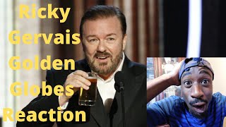 Ricky Gervais Golden Globes 2020 Reaction [upl. by Cannon]