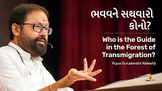 Who is the Guide in the Forest of Transmigration  Pujya Gurudevshri Rakeshji [upl. by Edwards866]