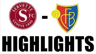 Servette FC vs FC Basel 06 Highlights  Swiss Super League 202425 [upl. by Innus731]